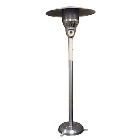 Hiland Outdoor Natural Gas Patio Heater in Stainless Steel NG-SS